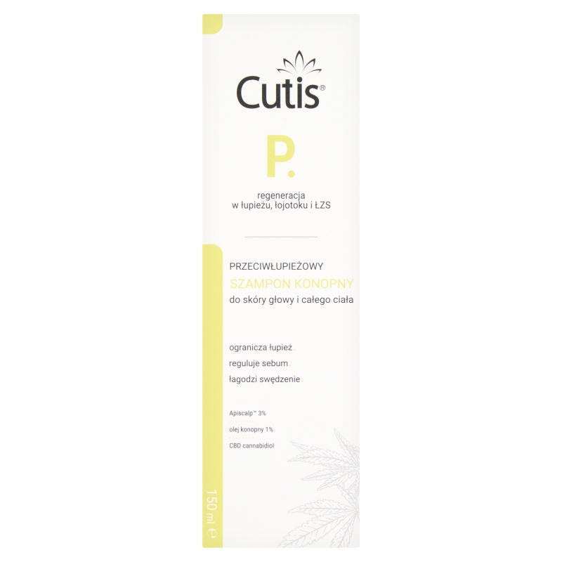 CUTIS P szampon przeciwłupieżowy, 150 ml