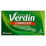 Verdin Complexx tabletki ze składnikami na trawienie, wzdęcia, 30 szt.