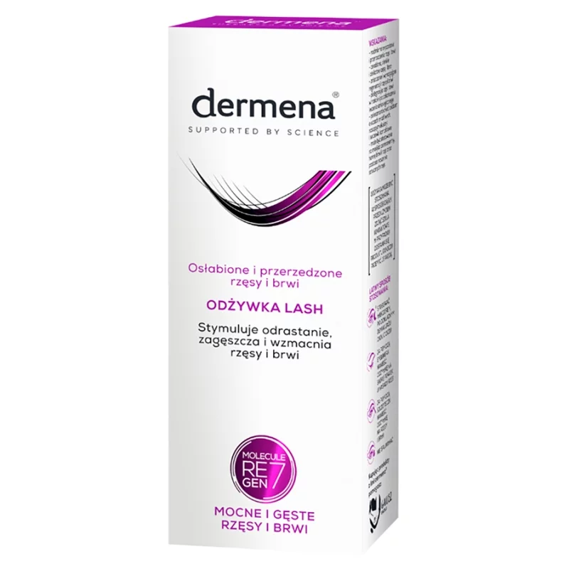 Dermena Lash  odżywka stymulująca odrastanie rzęs i brwi, 11 ml