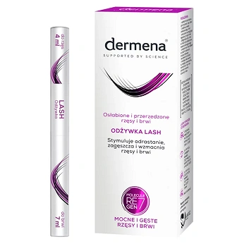 Dermena Lash , odżywka stymulująca odrastanie rzęs i brwi, 11 ml