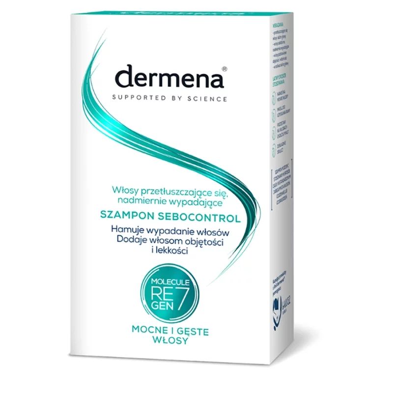 Dermena Szampon Sebocontrol  szampon do włosów przetłuszczających się, 200 ml