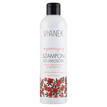 Vianek, regenerujący szampon do włosów blond, farbowanych, rozjaśnianych, 300 ml