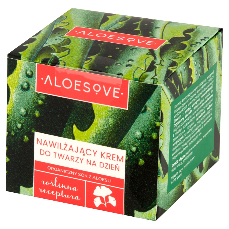 Aloesove, nawilżający krem do twarzy na dzień, 50 ml