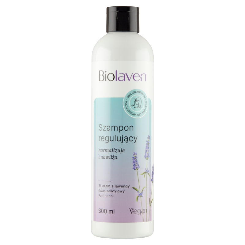 Biolaven, normalizująco-nawilżający szampon do codziennego stosowania, 300 ml