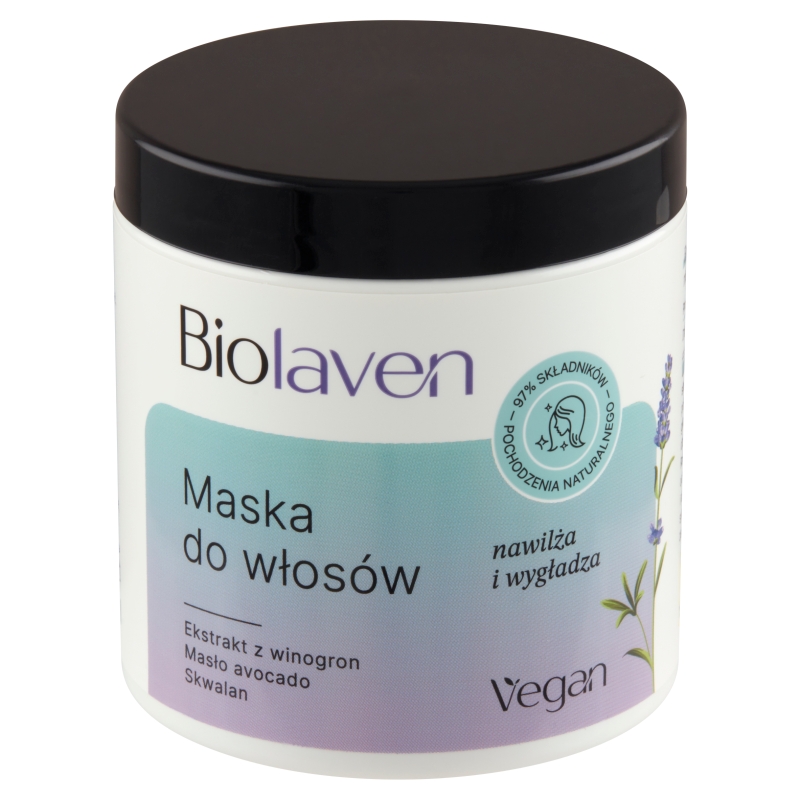 Biolaven, maska winogronowa do włosów, 250 ml