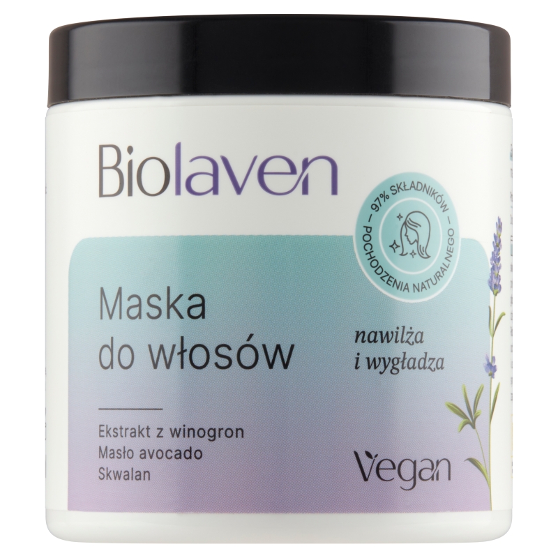 Biolaven, maska winogronowa do włosów, 250 ml
