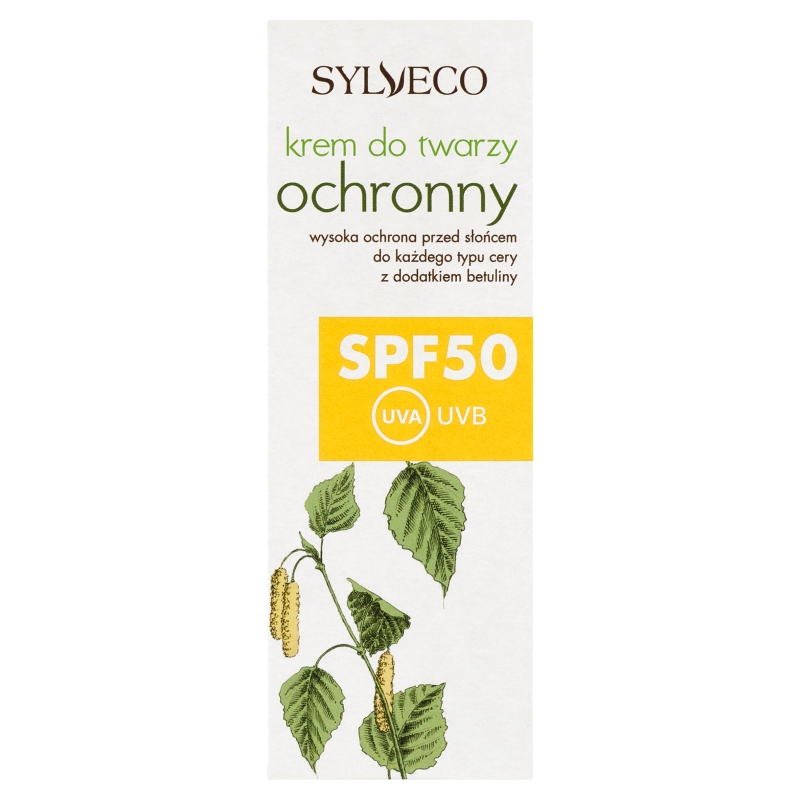 Sylveco, krem do twarzy SPF50, 50 ml