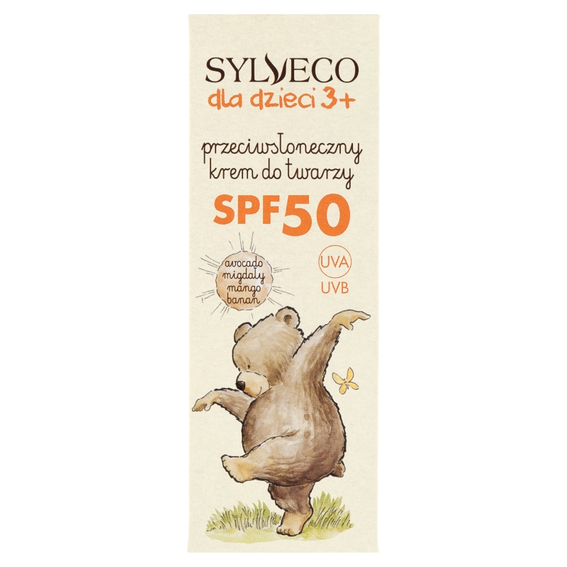 Sylveco, krem do twarzy, dla dzieci, SPF 50, 50 ml