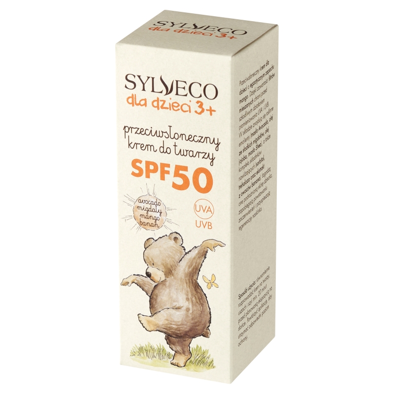 Sylveco, krem do twarzy, dla dzieci, SPF 50, 50 ml