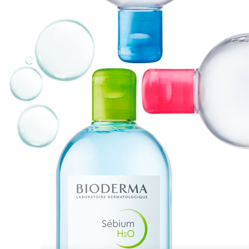 Bioderma Sebium H2O, woda micelarna, 2 x 500 ml