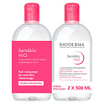 Bioderma Sensibio H2O płyn, 500 ml + 500 ml