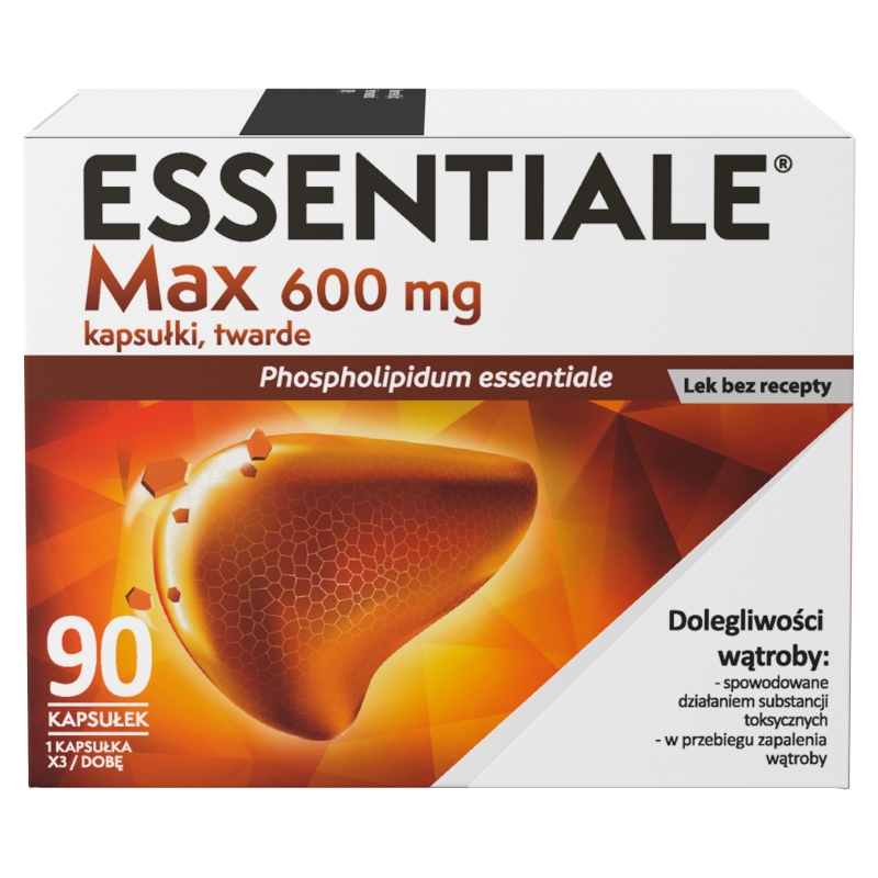 Essentiale Max 600 mg, 90 kapsułek