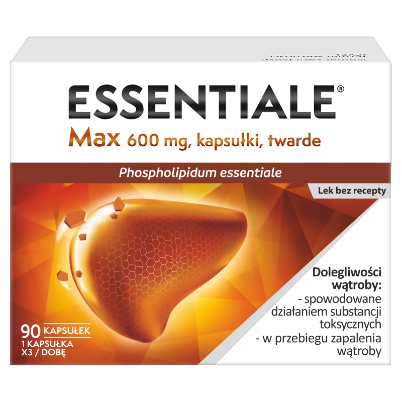 Essentiale Max 600 mg 90 kapsułek
