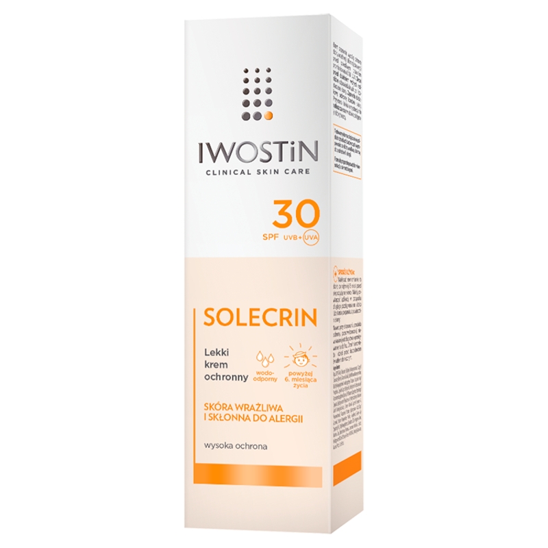 Iwostin Solecrin, lekki krem ochronny SPF 30, 50 ml