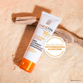 Iwostin Solecrin Lucidin, krem na przebarwienia, SPF 50+, 50 ml