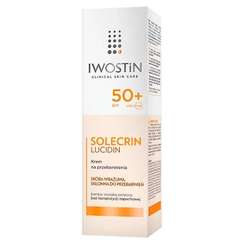 Iwostin Solecrin Lucidin, krem na przebarwienia, SPF 50+, 50 ml