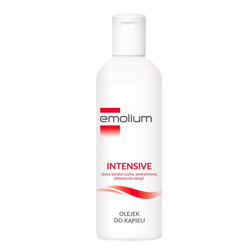 Emolium Intensive, olejek do kąpieli do skóry bardzo suchej, podrażnionej, skłonnej do alergii, 200 ml