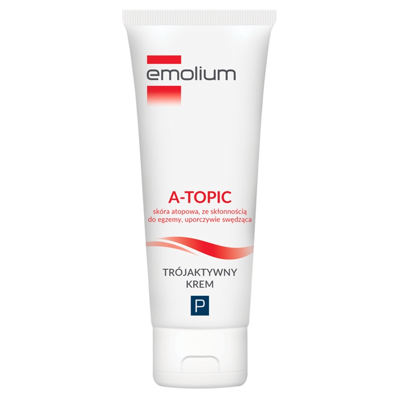 Emolium A-topic, trójaktywny krem do skóry suchej i atopowej, 50 ml