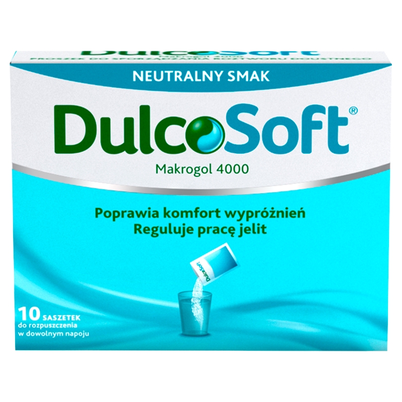 Dulcosoft , proszek na zaparcia, 10 sasz.