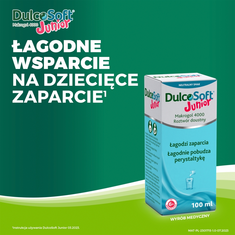 Dulcosoft Junior, preparat reguluacy pracę jelit dla dzieci, 100 ml
