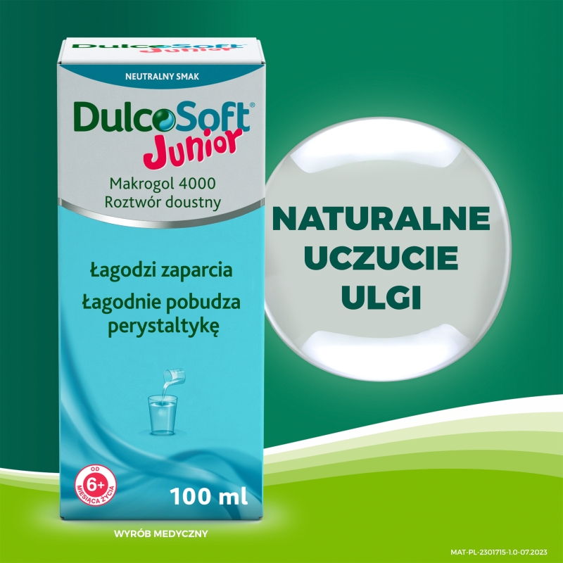 Dulcosoft Junior, preparat reguluacy pracę jelit dla dzieci, 100 ml