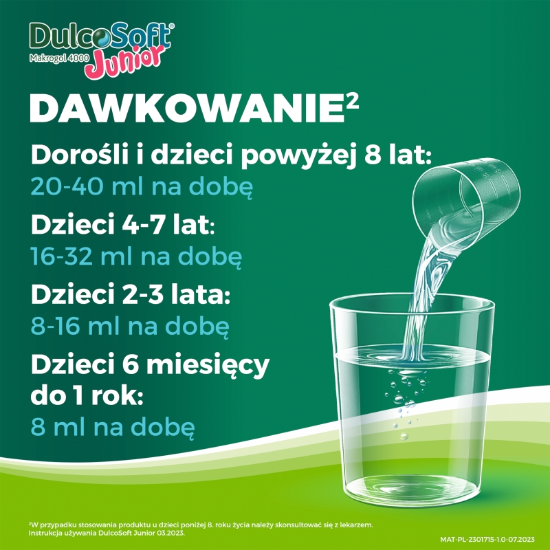 Dulcosoft Junior, preparat reguluacy pracę jelit dla dzieci, 100 ml