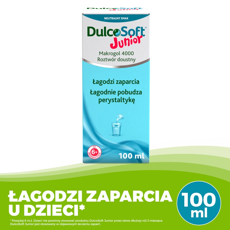 Dulcosoft Junior, preparat reguluacy pracę jelit dla dzieci, 100 ml