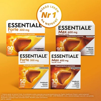 Essentiale Forte 300 mg, 90 kapsułek