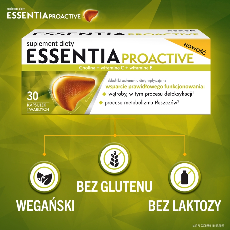 Essentia Proactive, kapsułki, 30 szt.