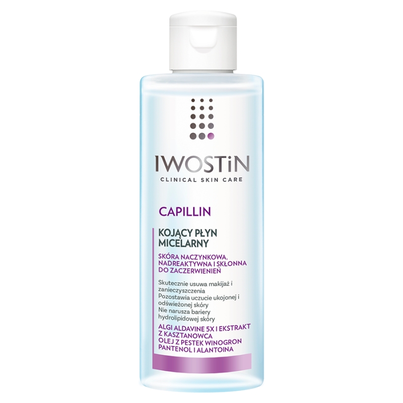 Iwostin Capillin płyn micelarny do cery naczynkowej i nadreaktywnej, 215 ml
