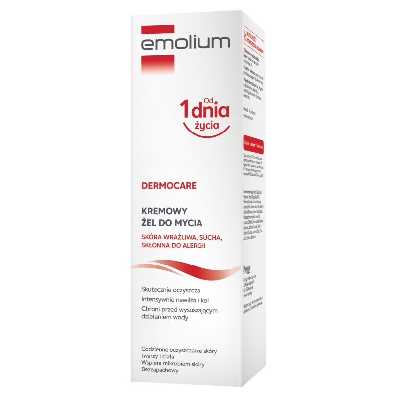 Emolium Dermocare  kremowy żel do mycia, 200 ml 