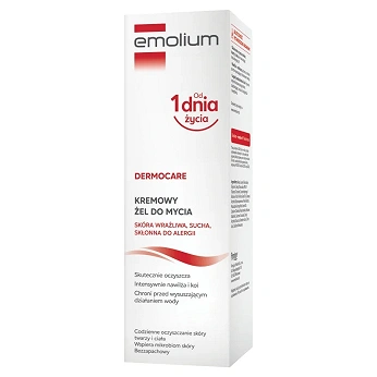 Emolium Dermocare , kremowy żel do mycia, 200 ml