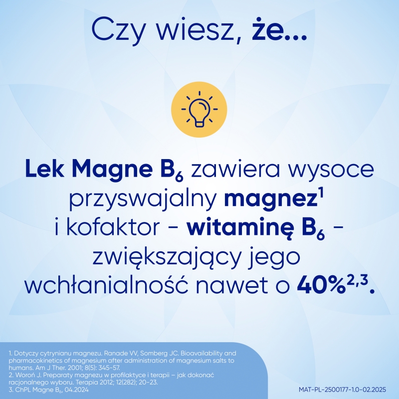 Magne B6 , tabletki na niedobory magnezu i witaminy B6, 60 szt.