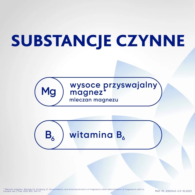 Magne B6 , tabletki na niedobory magnezu i witaminy B6, 60 szt.