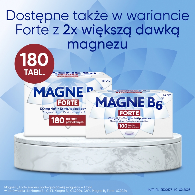 Magne B6 , tabletki na niedobory magnezu i witaminy B6, 60 szt.