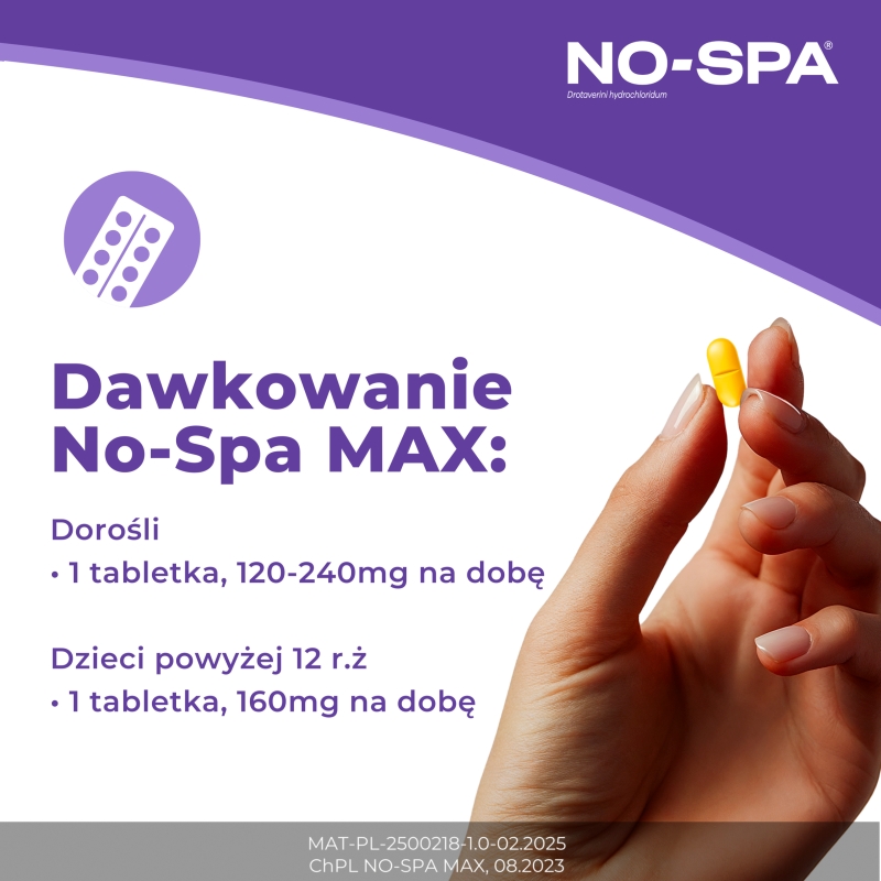 No-Spa Max 80 mg, 24 tabletki