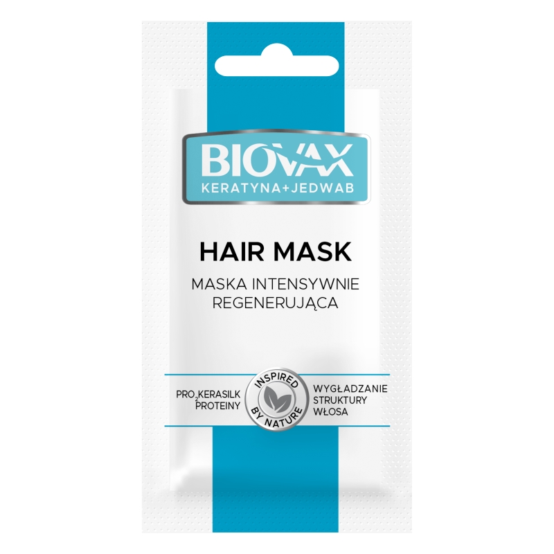 L'BIOTICA Biovax,  maseczka do włosów z keratyną i jedwabiem, 20 ml — Inhaltsstoffe i ocena