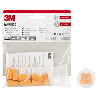 3M Zatyczki do uszu stopery , 8 szt. (4 pary)