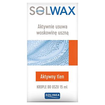 Solwax Active, krople aktywnie usuwające woskowinę uszną, 15 ml