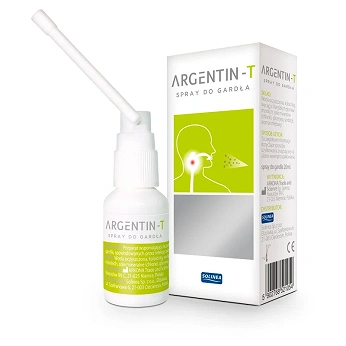 Argentin T, spray wspomagający leczenie stanów zapalnych gardła, 20 ml