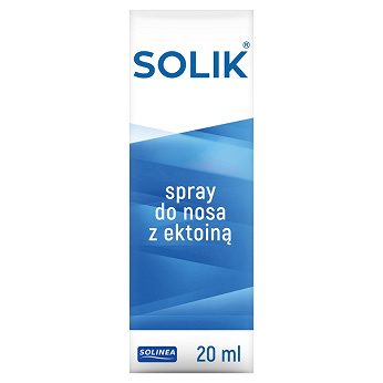SOLIK, spray do nosa z ektoiną, 20 ml