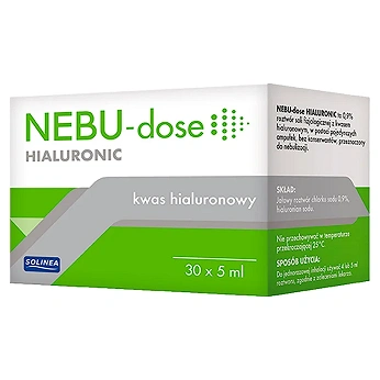 Nebu-Dose Hialuronic, roztwór do terapii inhalacyjnej, 30 ampułek, 5 ml