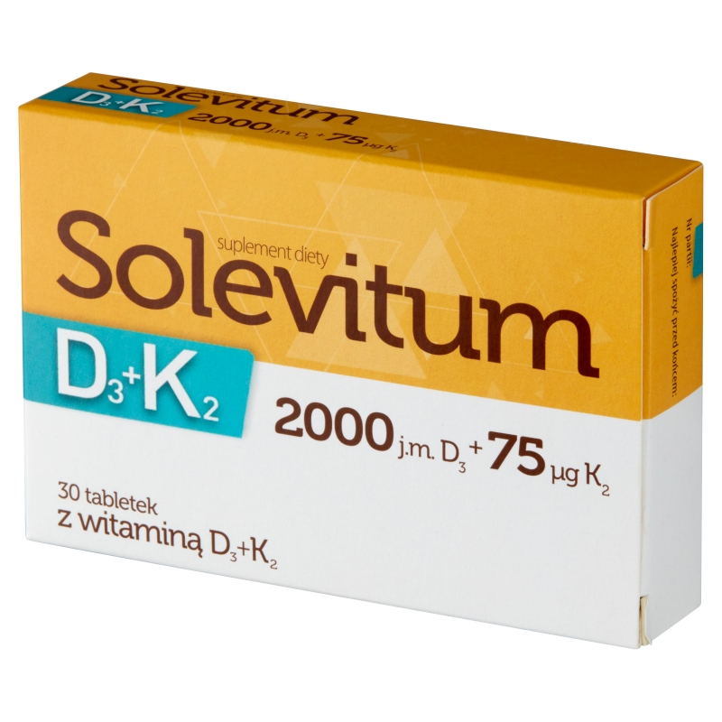Solevitum D3+K2 , tabletki z witaminą D3 i K2, 30 szt.