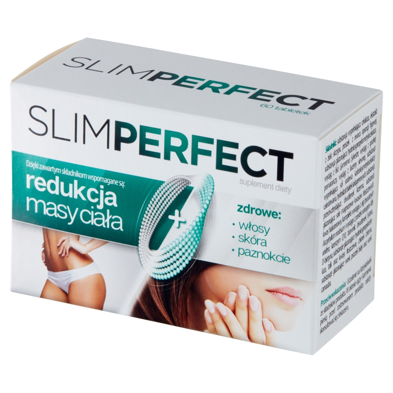 Slimperfect , tabletki ze składnikami wspierającymi redukcję masy ciała, 60 szt.