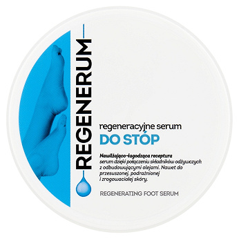 Regenerum Regeneracyjne serum do stóp , krem do przesuszonej, podrażnionej i zrogowaciałej skóry, 125 ml