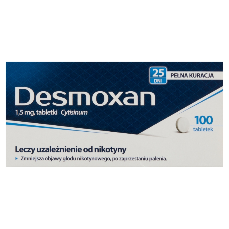 Desmoxan , tabletki na uzależnienie od nikotyny, 100 szt.