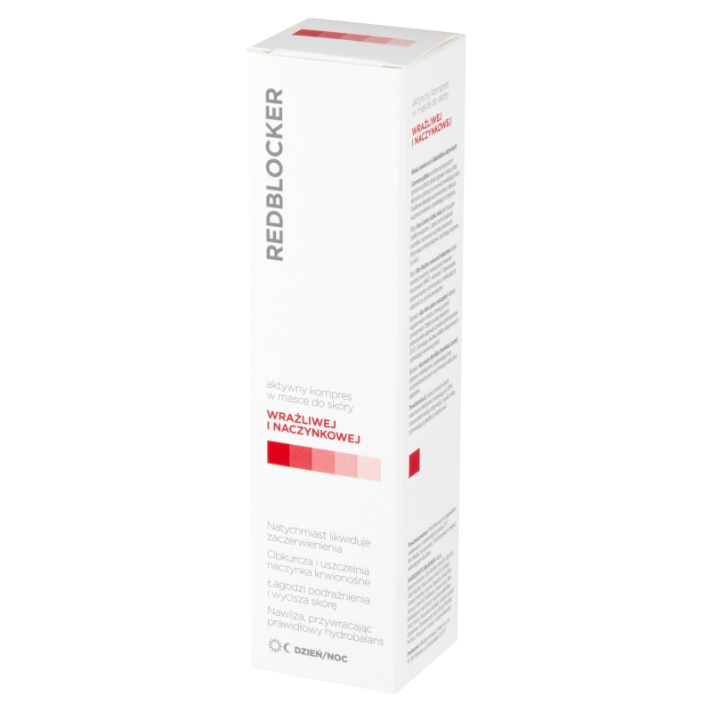 RedBlocker, aktywny kompres w masce do skóry naczynkowej, 50 ml