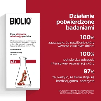 Bioliq 65+, krem intensywnie odbudowujący na dzień, 50 ml