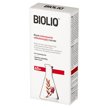 Bioliq 65+, krem intensywnie odbudowujący na noc, 50 ml