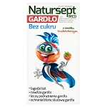 Natursept Med Gardło, lizaki na ból gardła o smaku truskawkowym bez cukru, 6 szt.